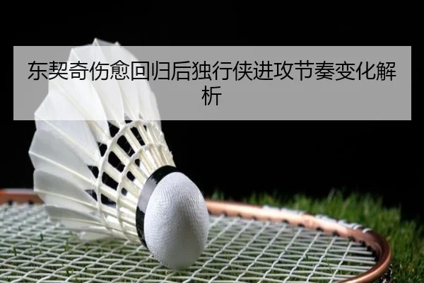 东契奇伤愈回归后独行侠进攻节奏变化解析